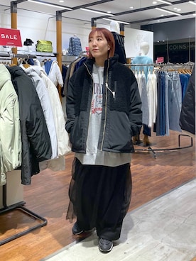 manaさん（レディース・153cm）の冬コーディネート