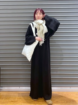 manaさん（レディース・153cm）の冬コーディネート