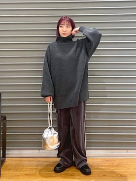 manaさん（レディース・153cm）の冬コーディネート