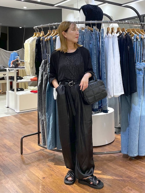 セール】2タック光沢パンツ 125331（その他パンツ）｜LEPSIM