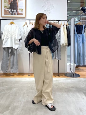 manaさん（レディース・153cm）の夏コーディネート