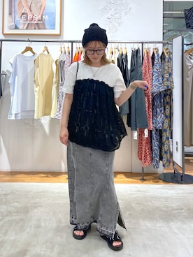 manaさん（レディース・153cm）の夏コーディネート