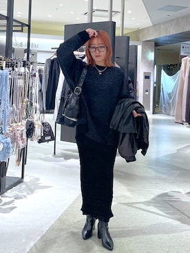 manaさん（レディース・153cm）の冬コーディネート