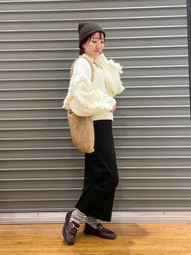 manaさん（レディース・153cm）の冬コーディネート