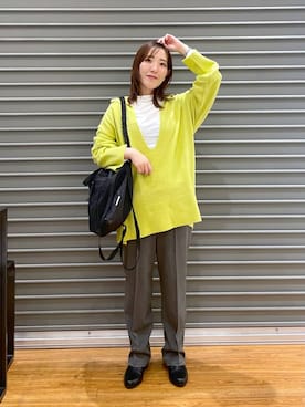 manaさん（レディース・153cm）の冬コーディネート
