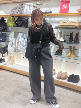 manaさん（レディース・153cm）の冬コーディネート