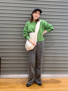 manaさん（レディース・153cm）の冬コーディネート