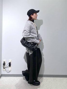 manaさん（レディース・153cm）の冬コーディネート