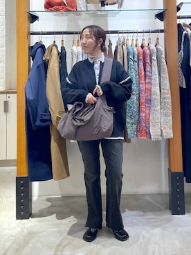 manaさん（レディース・153cm）の冬コーディネート