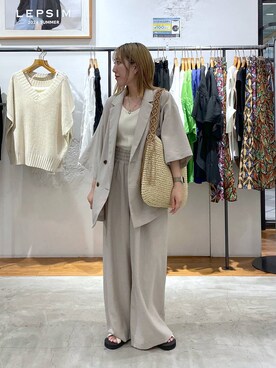 manaさん（レディース・153cm）の夏コーディネート