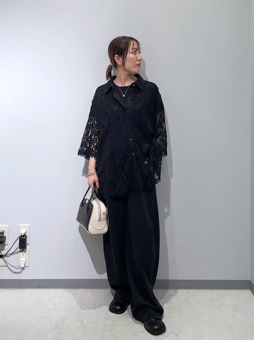 フロッキーレースシャツSS ジーナシス　新品未使用　今季新作 JEANASIS｜フロッキーレースシャツSS | Rakuten Fashion(楽天