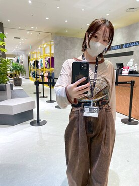 「A part by（アパートバイ）のアイテム（ベルト）」を使った、manaさん（レディース・153cm）の夏コーディネート