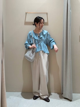 「GLOBAL WORK（グローバルワーク）のアイテム（シューズ）」を使った、manaさん（レディース・153cm）の春コーディネート