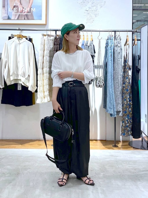 セール】2タック光沢パンツ 125331（その他パンツ）｜LEPSIM