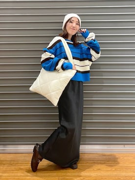 manaさん（レディース・153cm）の冬コーディネート