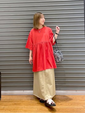 manaさん（レディース・153cm）の夏コーディネート