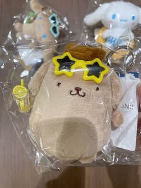 「LOWRYS FARM（ローリーズファーム）の【サンリオキャラクターズ】ヌイキーホルダー8 647243/GOODS（キーホルダー、その他）」を使った、manaさん（レディース・153cm）の春コーディネート