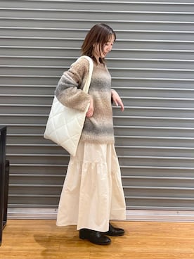 manaさん（レディース・153cm）の冬コーディネート