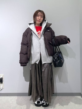 manaさん（レディース・153cm）の冬コーディネート