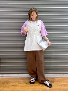 manaさん（レディース・153cm）の夏コーディネート