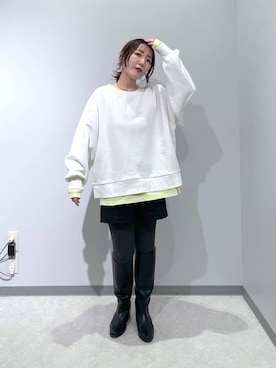 manaさん（レディース・153cm）の冬コーディネート