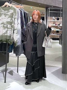 manaさん（レディース・153cm）の冬コーディネート