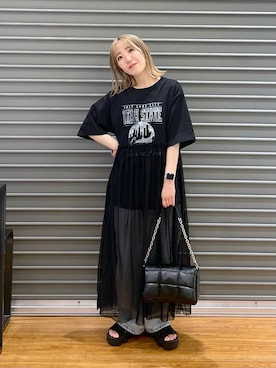 manaさん（レディース・153cm）の夏コーディネート