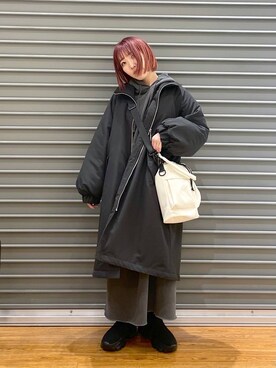 manaさん（レディース・153cm）の冬コーディネート