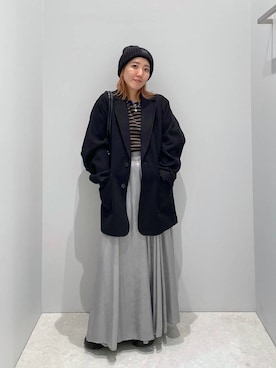 manaさん（レディース・153cm）の冬コーディネート