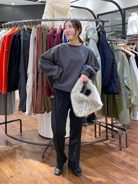 manaさん（レディース・153cm）の冬コーディネート