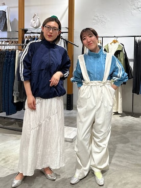 「LEPSIM（レプシィム）のアイテム（ブルゾン）」を使った、manaさん（レディース・153cm）の春コーディネート