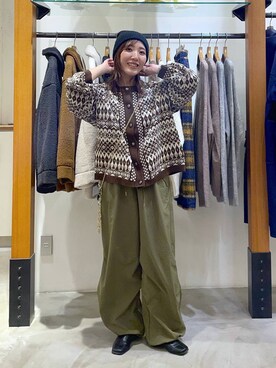 manaさん（レディース・153cm）の冬コーディネート