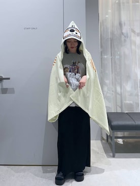 「STAR WARS（スターウォーズ）のアイテム」を使った、manaさん（レディース・153cm）の春コーディネート