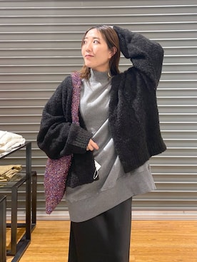 manaさん(レディース・153cm)の冬コーディネート