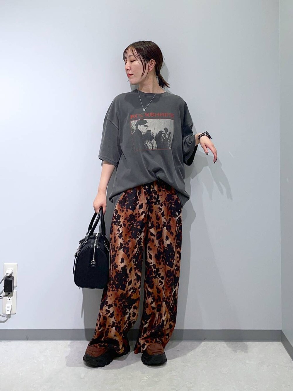 jeanasis(ジーナシス)アソートレオパードイージーパンツ新品 JEANASIS