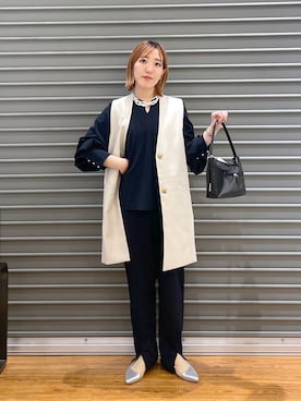 manaさん（レディース・153cm）の冬コーディネート