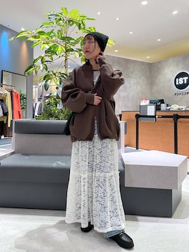 manaさん（レディース・153cm）の秋コーディネート