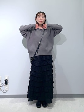 manaさん（レディース・153cm）の冬コーディネート