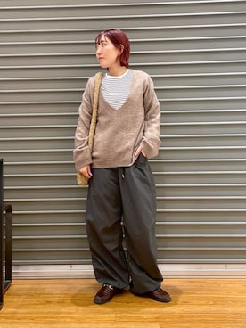 manaさん（レディース・153cm）の冬コーディネート