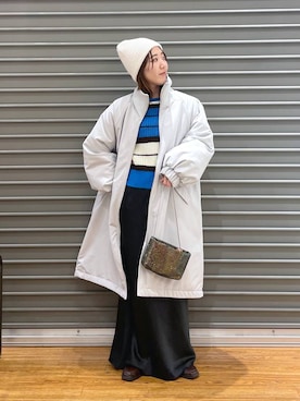 manaさん（レディース・153cm）の冬コーディネート