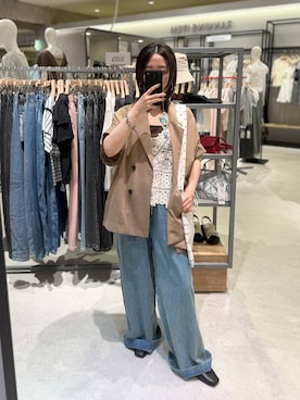 「ALAND（エーランド）のアイテム」を使った、manaさん（レディース・153cm）の夏コーディネート