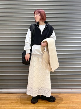 manaさん(レディース・153cm)の冬コーディネート