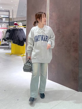 manaさん（レディース・153cm）の冬コーディネート