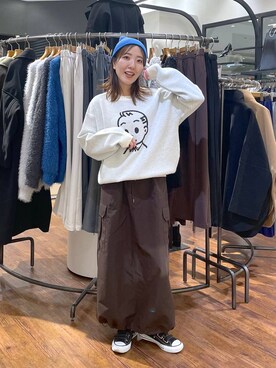 manaさん（レディース・153cm）の冬コーディネート