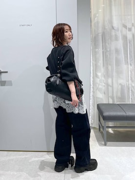 manaさん（レディース・153cm）の冬コーディネート