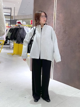 manaさん（レディース・153cm）の冬コーディネート