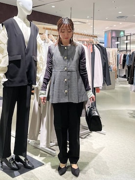 manaさん（レディース・153cm）の冬コーディネート