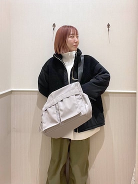 manaさん（レディース・153cm）の冬コーディネート