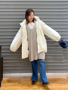 manaさん（レディース・153cm）の冬コーディネート