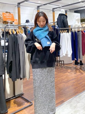 manaさん（レディース・153cm）の冬コーディネート